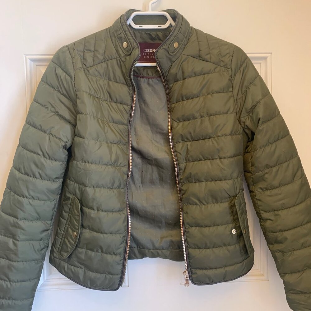 CiSONO Los Angeles women's spring/fall puffer jacket